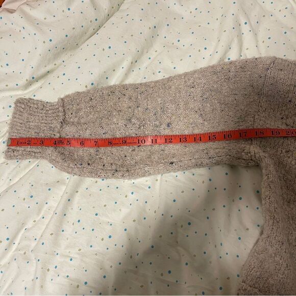 ZARA Oatmeal Knit Sweater Cream Light Grey - M - Picture 10 of 12